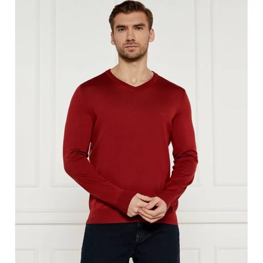 BOSS BLACK Wełniany sweter Baram-L | Regular Fit ze sklepu Gomez Fashion Store w kategorii Swetry męskie - zdjęcie 184326512