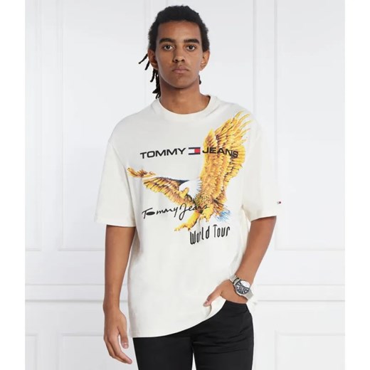 Tommy Jeans T-shirt | Loose fit ze sklepu Gomez Fashion Store w kategorii T-shirty męskie - zdjęcie 184326581