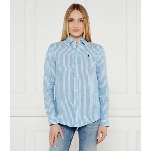 POLO RALPH LAUREN Lniana koszula | Classic fit ze sklepu Gomez Fashion Store w kategorii Koszule damskie - zdjęcie 184326612