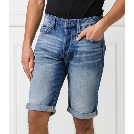 G- Star Raw Szorty 3301 | Regular Fit | denim ze sklepu Gomez Fashion Store w kategorii Spodenki męskie - zdjęcie 184326613