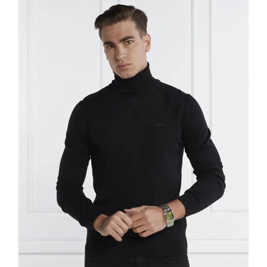 Lacoste Wełniany golf | Regular Fit ze sklepu Gomez Fashion Store w kategorii Swetry męskie - zdjęcie 184326744
