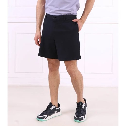 BOSS BLACK Lniane szorty Karlos | Regular Fit ze sklepu Gomez Fashion Store w kategorii Spodenki męskie - zdjęcie 184326772