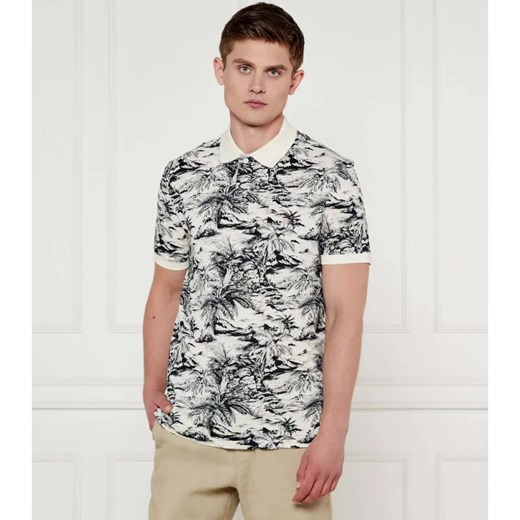 Tommy Hilfiger Polo | Regular Fit | z dodatkiem lnu ze sklepu Gomez Fashion Store w kategorii T-shirty męskie - zdjęcie 184326793