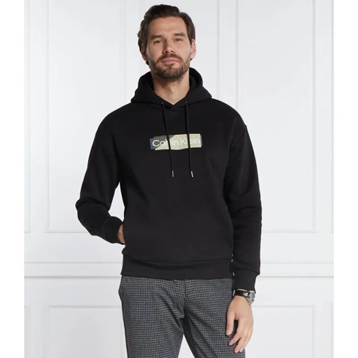 Calvin Klein Bluza LAYERED GEL LOGO HOODIE | Regular Fit ze sklepu Gomez Fashion Store w kategorii Bluzy męskie - zdjęcie 184326801