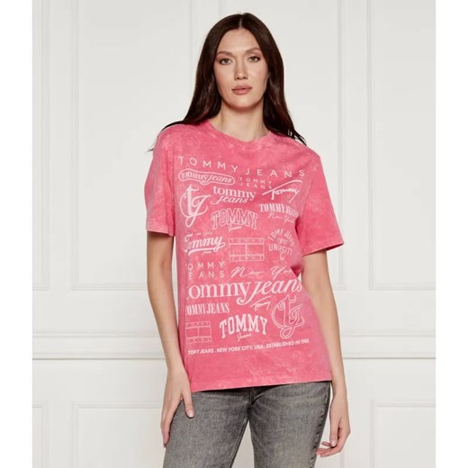 Tommy Jeans T-shirt | Relaxed fit ze sklepu Gomez Fashion Store w kategorii Bluzki damskie - zdjęcie 184326831