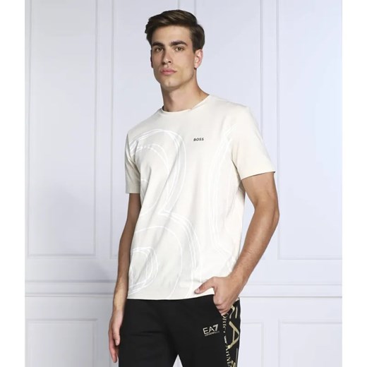 BOSS GREEN T-shirt Tee 4 | Slim Fit ze sklepu Gomez Fashion Store w kategorii T-shirty męskie - zdjęcie 184326902