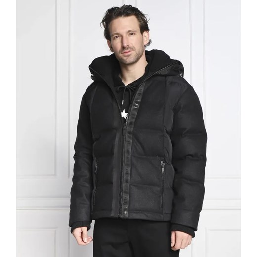Les Hommes Wełniana kurtka z szelkami | Regular Fit ze sklepu Gomez Fashion Store w kategorii Kurtki męskie - zdjęcie 184326963