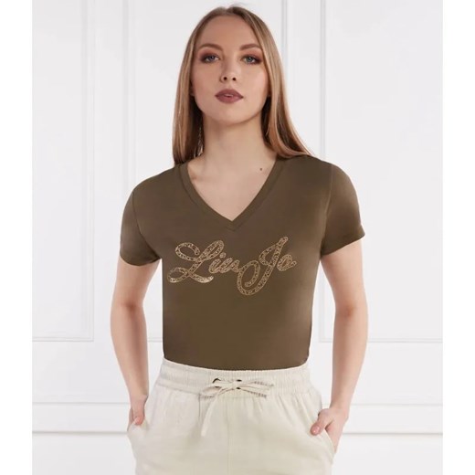 Liu Jo T-shirt | Regular Fit ze sklepu Gomez Fashion Store w kategorii Bluzki damskie - zdjęcie 184326981