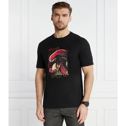 BOSS ORANGE T-shirt TeeMushroom | Regular Fit ze sklepu Gomez Fashion Store w kategorii T-shirty męskie - zdjęcie 184327000