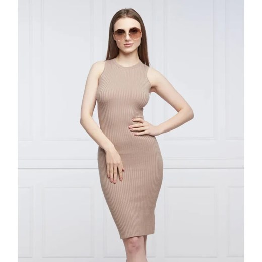 GUESS Sukienka EVE | z dodatkiem lnu ze sklepu Gomez Fashion Store w kategorii Sukienki - zdjęcie 184327024