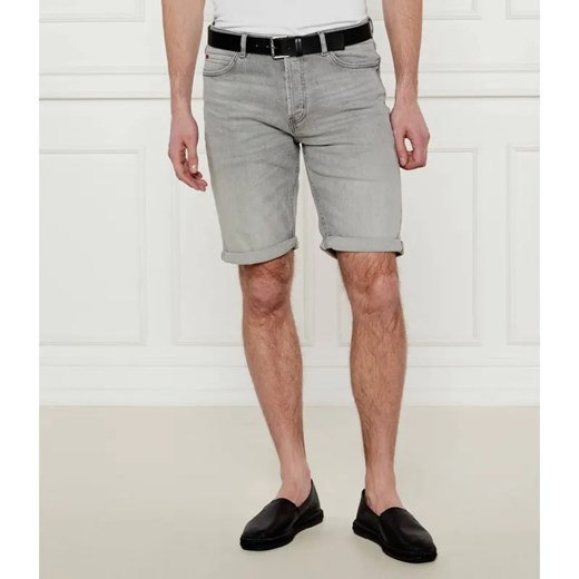 HUGO Jeansowe szorty 634 | Tapered fit ze sklepu Gomez Fashion Store w kategorii Spodenki męskie - zdjęcie 184327063