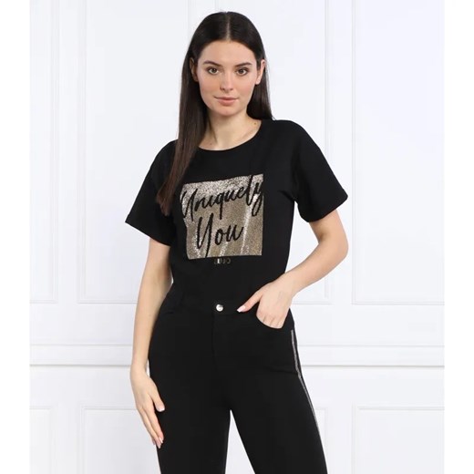 Liu Jo T-shirt | Regular Fit ze sklepu Gomez Fashion Store w kategorii Bluzki damskie - zdjęcie 184327073