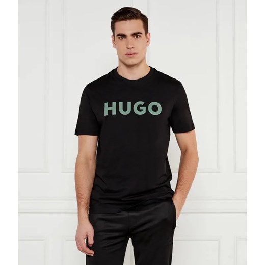 HUGO T-shirt Dulivio | Regular Fit ze sklepu Gomez Fashion Store w kategorii T-shirty męskie - zdjęcie 184327133