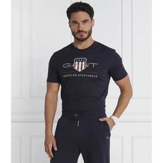 Gant T-shirt | Regular Fit ze sklepu Gomez Fashion Store w kategorii T-shirty męskie - zdjęcie 184327172