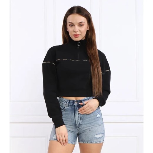 HUGO Bluza Darini | Cropped Fit ze sklepu Gomez Fashion Store w kategorii Bluzy damskie - zdjęcie 184327334