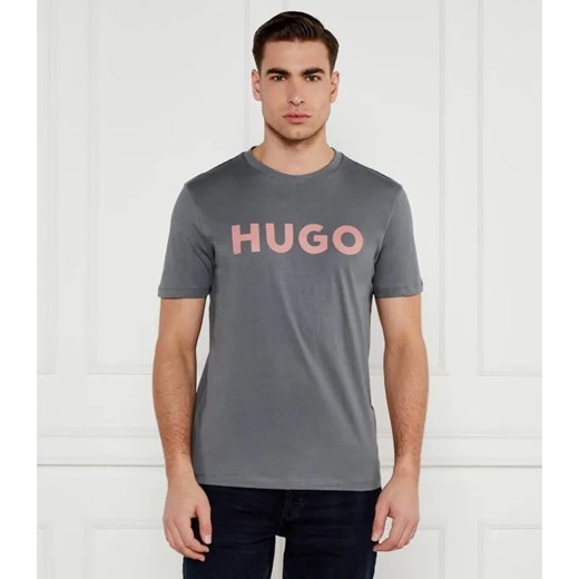 HUGO T-shirt Dulivio | Regular Fit ze sklepu Gomez Fashion Store w kategorii T-shirty męskie - zdjęcie 184327352