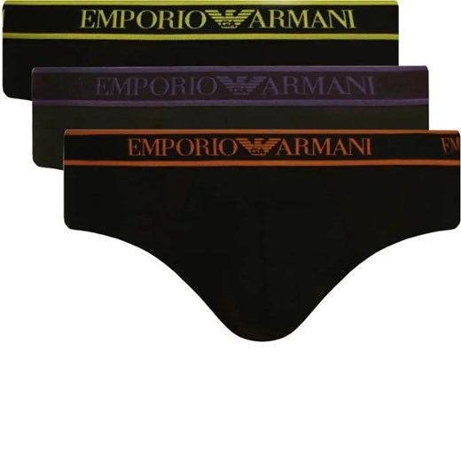 Emporio Armani Slipy 3-pack ze sklepu Gomez Fashion Store w kategorii Majtki męskie - zdjęcie 184327383
