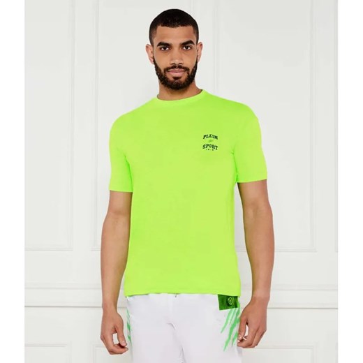 Plein Sport T-shirt | Regular Fit ze sklepu Gomez Fashion Store w kategorii T-shirty męskie - zdjęcie 184327414