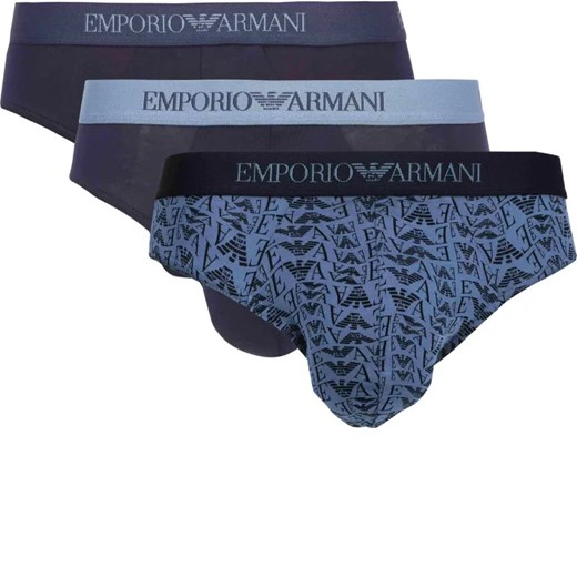 Emporio Armani Slipy 3-pack ze sklepu Gomez Fashion Store w kategorii Majtki męskie - zdjęcie 184327443
