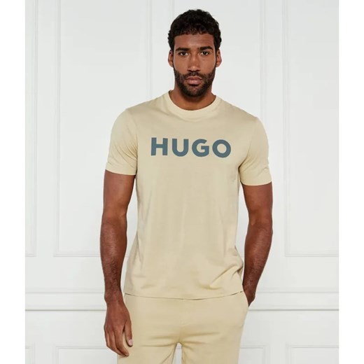 HUGO T-shirt Dulivio | Regular Fit ze sklepu Gomez Fashion Store w kategorii T-shirty męskie - zdjęcie 184327503