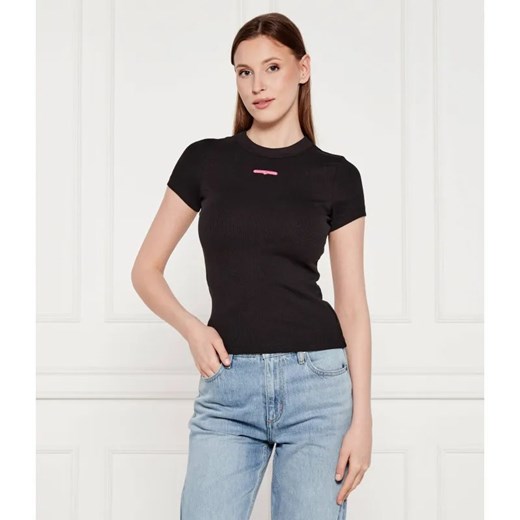 Tommy Jeans T-shirt | Slim Fit ze sklepu Gomez Fashion Store w kategorii Bluzki damskie - zdjęcie 184327511