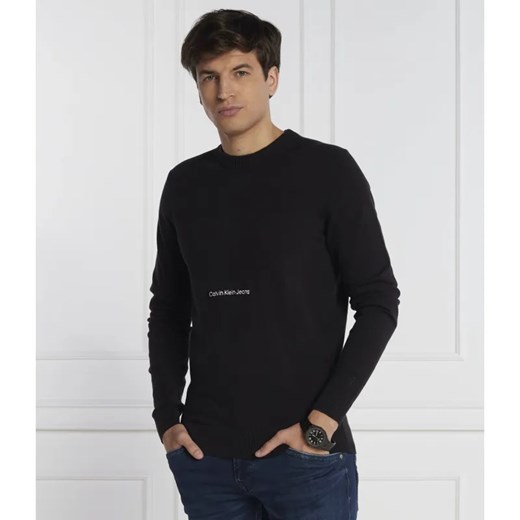Calvin Klein Jeans Sweter | Regular Fit ze sklepu Gomez Fashion Store w kategorii Swetry męskie - zdjęcie 184327513