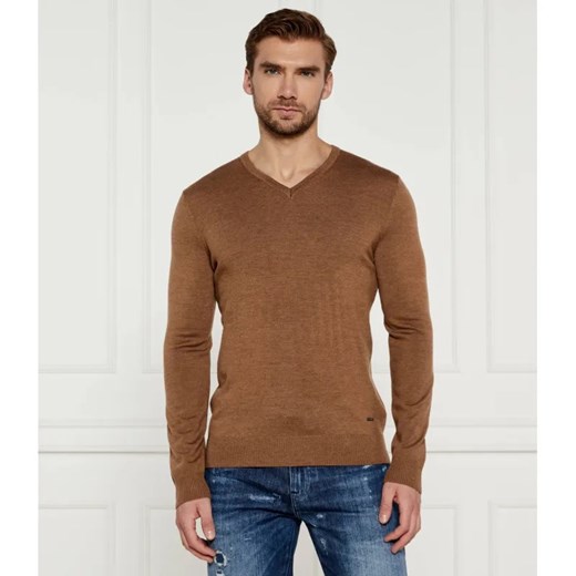 Joop! Wełniany sweter JK-02Damien | Regular Fit ze sklepu Gomez Fashion Store w kategorii Swetry męskie - zdjęcie 184327530