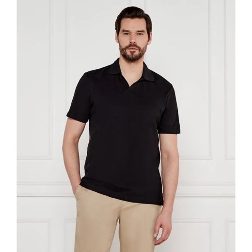 Calvin Klein Polo | Regular Fit | z dodatkiem lnu ze sklepu Gomez Fashion Store w kategorii T-shirty męskie - zdjęcie 184327532