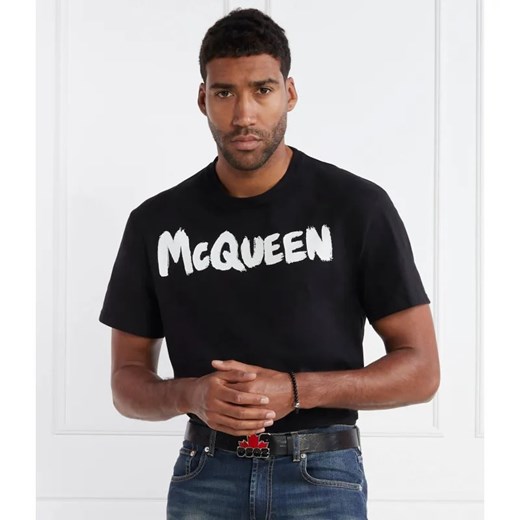 Alexander McQueen T-shirt | Regular Fit ze sklepu Gomez Fashion Store w kategorii T-shirty męskie - zdjęcie 184327560