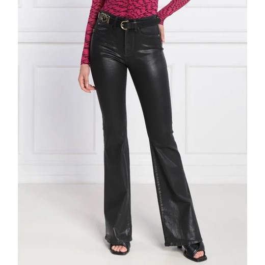 Pinko Jeansy FLORA NO BELT FLARE DRILL SPAL | Regular Fit ze sklepu Gomez Fashion Store w kategorii Jeansy damskie - zdjęcie 184327634