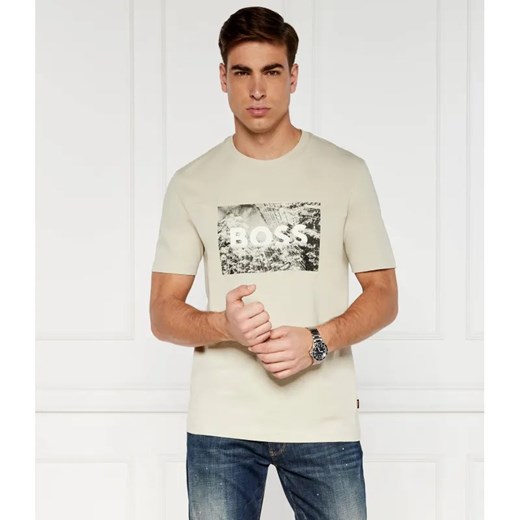 BOSS ORANGE T-shirt | Regular Fit ze sklepu Gomez Fashion Store w kategorii T-shirty męskie - zdjęcie 184327650