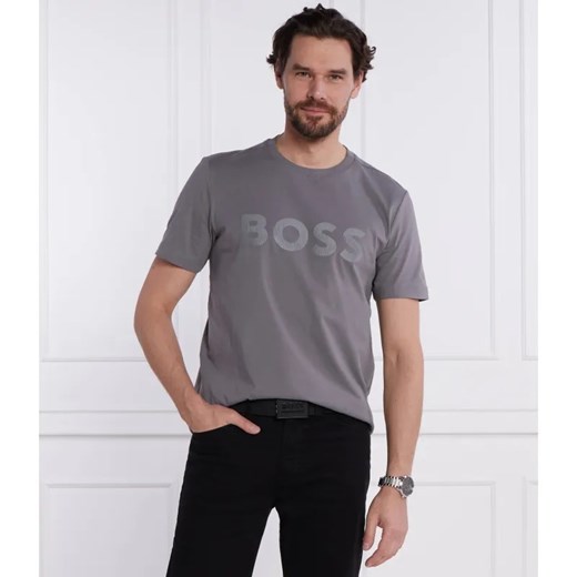 BOSS GREEN T-shirt Tee Mirror 1 | Regular Fit ze sklepu Gomez Fashion Store w kategorii T-shirty męskie - zdjęcie 184327672
