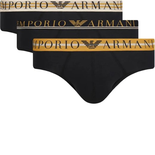 Emporio Armani Slipy 3-pack ze sklepu Gomez Fashion Store w kategorii Majtki męskie - zdjęcie 184327714