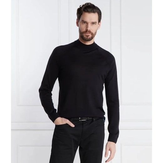 BOSS BLACK Wełniany sweter Perfino | Regular Fit ze sklepu Gomez Fashion Store w kategorii Swetry męskie - zdjęcie 184327734
