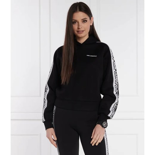 Karl Lagerfeld Bluza logo tape | Regular Fit ze sklepu Gomez Fashion Store w kategorii Bluzy damskie - zdjęcie 184327782