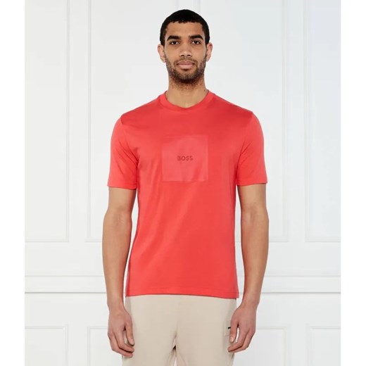 BOSS GREEN T-shirt Logo Rib | Regular Fit ze sklepu Gomez Fashion Store w kategorii T-shirty męskie - zdjęcie 184327802