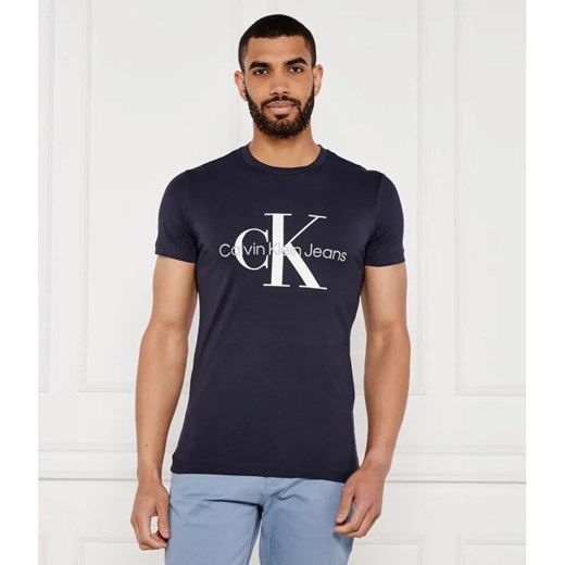Calvin Klein Jeans T-shirt CORE MONOLOGO | Slim Fit ze sklepu Gomez Fashion Store w kategorii T-shirty męskie - zdjęcie 184327831