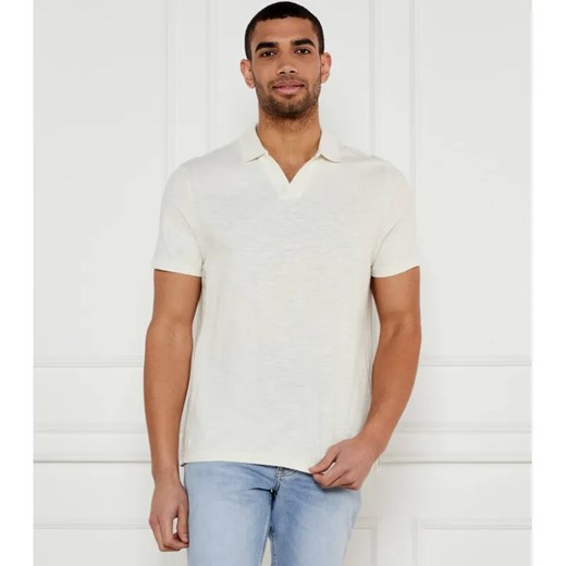 Calvin Klein Polo | Regular Fit | z dodatkiem lnu ze sklepu Gomez Fashion Store w kategorii T-shirty męskie - zdjęcie 184327874