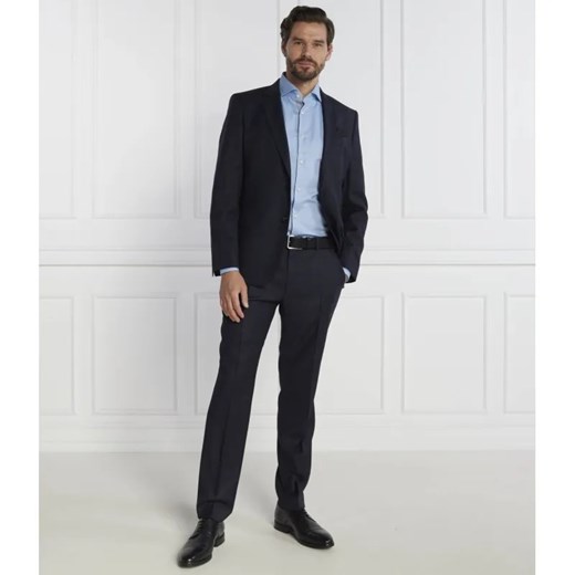 BOSS BLACK Wełniany garnitur Huge | Slim Fit ze sklepu Gomez Fashion Store w kategorii Garnitury męskie - zdjęcie 184327882