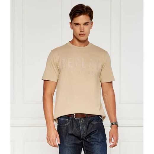 Replay T-shirt | Regular Fit ze sklepu Gomez Fashion Store w kategorii T-shirty męskie - zdjęcie 184327911