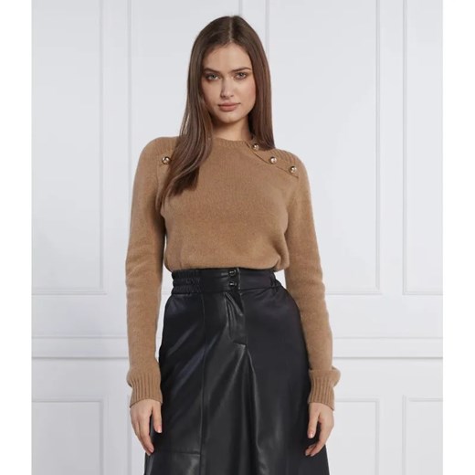 Liu Jo Wełniany sweter | Regular Fit | z dodatkiem kaszmiru ze sklepu Gomez Fashion Store w kategorii Swetry damskie - zdjęcie 184327924
