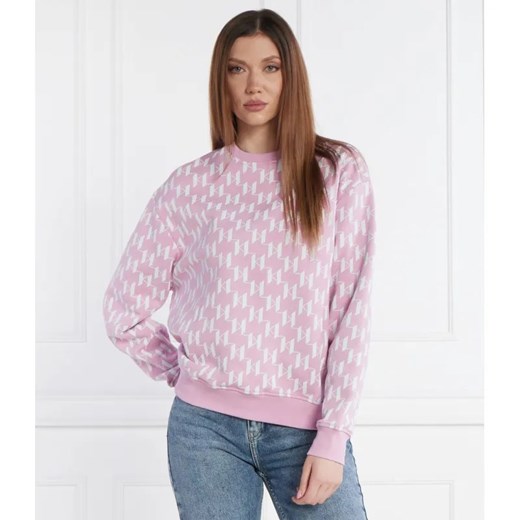 Karl Lagerfeld Bluza AOP | Relaxed fit ze sklepu Gomez Fashion Store w kategorii Bluzy damskie - zdjęcie 184328003