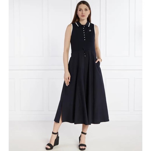 Tommy Hilfiger Sukienka SMD TIP LYCLL MIDI POLO DRS NS ze sklepu Gomez Fashion Store w kategorii Sukienki - zdjęcie 184328004