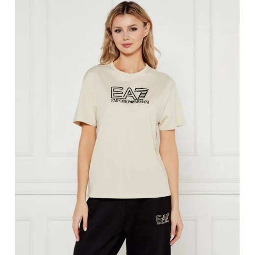 EA7 T-shirt | Relaxed fit ze sklepu Gomez Fashion Store w kategorii Bluzki damskie - zdjęcie 184328053