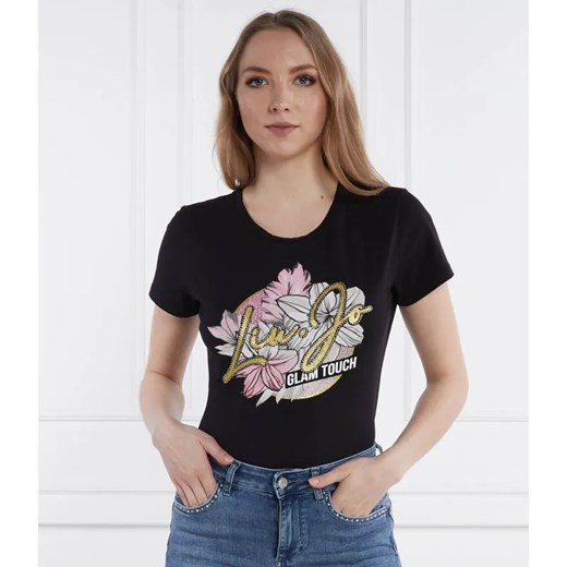 Liu Jo Sport T-shirt | Regular Fit ze sklepu Gomez Fashion Store w kategorii Bluzki damskie - zdjęcie 184328064