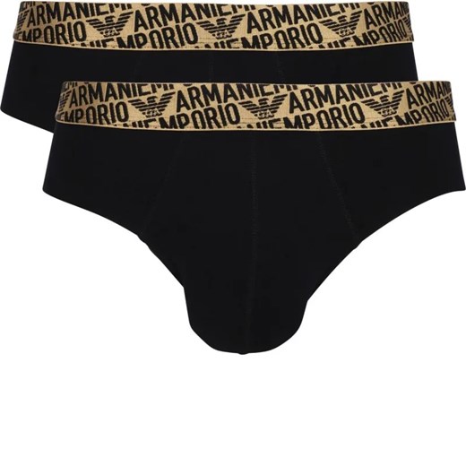 Emporio Armani Slipy 2-pack ze sklepu Gomez Fashion Store w kategorii Majtki męskie - zdjęcie 184328140