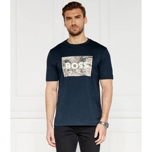 BOSS ORANGE T-shirt TE_BUILDING | Regular Fit ze sklepu Gomez Fashion Store w kategorii T-shirty męskie - zdjęcie 184328171