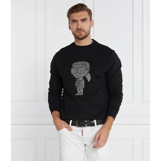 Karl Lagerfeld Bluza CREWNECK | Regular Fit ze sklepu Gomez Fashion Store w kategorii Bluzy męskie - zdjęcie 184328191