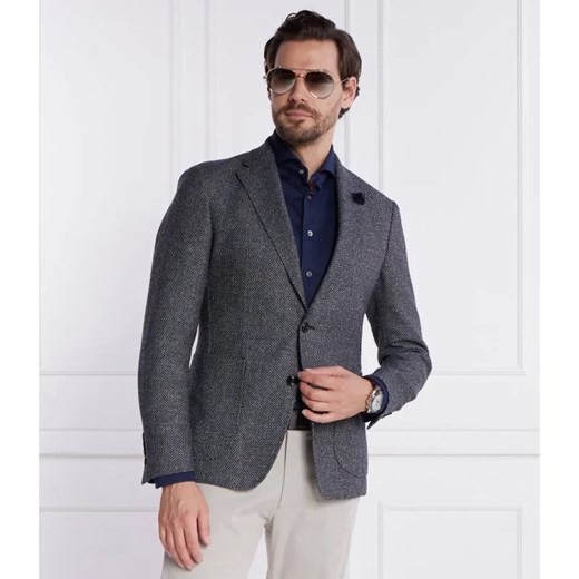 Joop! Wełniana marynarka Hoverest | Slim Fit | z dodatkiem lnu ze sklepu Gomez Fashion Store w kategorii Marynarki męskie - zdjęcie 184328204