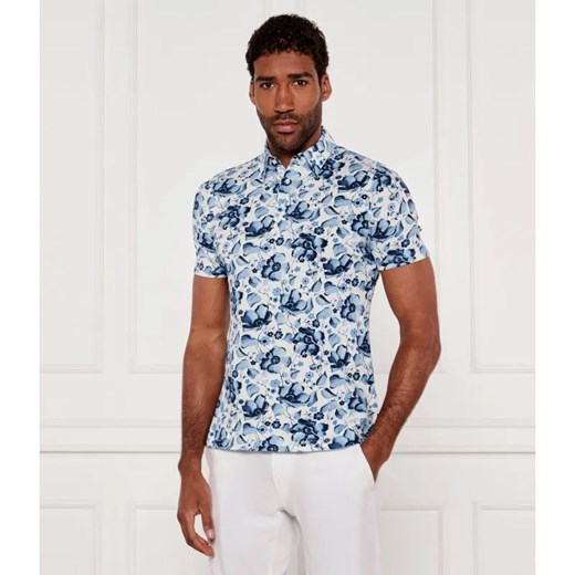 Stenströms Polo | Slim Fit | stretch pique Stenströms M okazja Gomez Fashion Store
